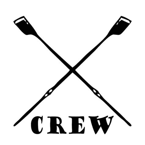 X Cm Crew Oars Rowing Funny Vinyl Car Sticker Car Styling Decals Black Silver S In