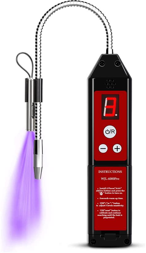 Simbow Refrigerant Leak Detector With Two Color Led Light Wjl 6000pro
