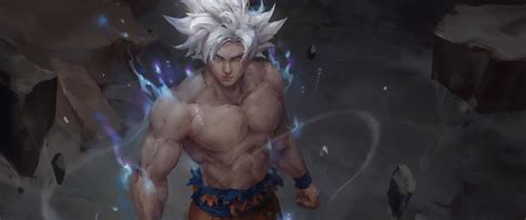 2560x1080 Resolution Goku Ultra Instinct Art Dragon Ball 2560x1080