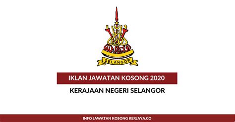 20 mei 2019 lokasi : Jawatan Kosong Terkini Kerajaan Negeri Selangor (SUK ...