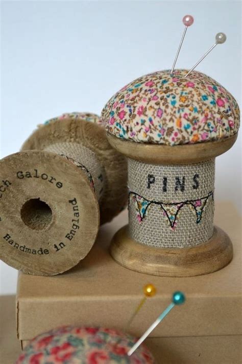 Pin By Carolyn Bailey On Sewing Ideas Spool Crafts Pin Cushions