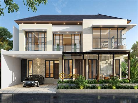 Interior dan ekseterior sederhana lantai 2 sampai yang modern mewah. Desain Rumah Hook Modern 2 Lantai Ibu Maria di Jakarta Timur