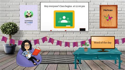 Teachers already have a lot on to create your bitmoji classroom, you need to make a better design for your bitmoji. How To Make An Interactive Bitmoji Google Classroom Scene ...