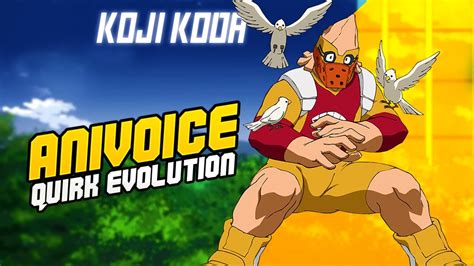 Koji Koda Anivoice Animal Communication Quirk Evolution My Hero