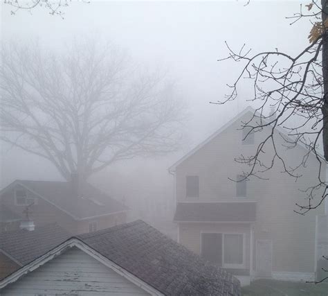 Drainland Aesthetic Pictures Foggy Suburbs
