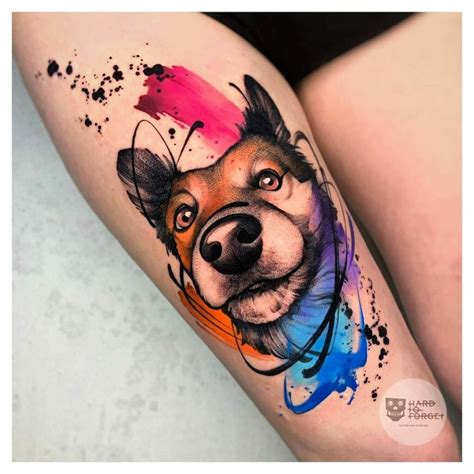 12 Woofy Dog Portrait Tattoo Ideas You Cant Miss Out On Ink Your