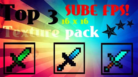 Los Mejores 3 Texture Pack 16x16 Sube Fps Youtube
