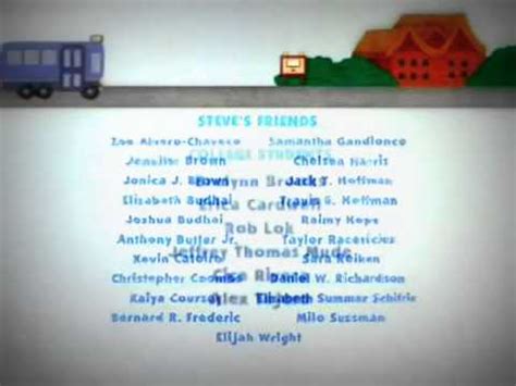 A puppy leaves clues for viewers to solve daily puzzles. Copy of blues clues credits - YouTube