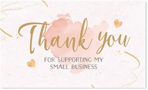 120 Thank You For Supporting My Small Business Cards 35