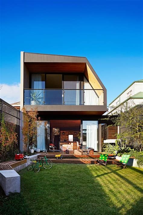 Modern house designs are the favorite choices of a growing family. Contemporary Extension Of Victorian Melbourne Terrace ...