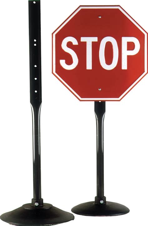 Cast Iron Portable Sign Base And Stand For Parking Lot Signs Ada Sign