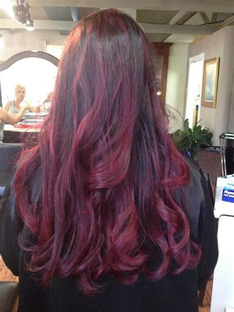 My Red Violet Ombre Hair Pinterest