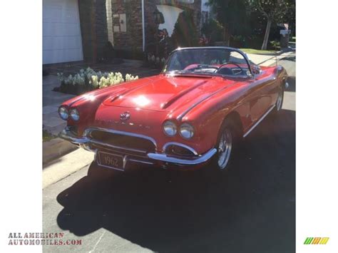 1962 Chevrolet Corvette Convertible In Roman Red For Sale Photo 25