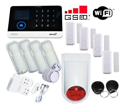 kit alarma gsm wifi 8 sensores sirena exterior inalambrica 9 450 00 en mercado libre