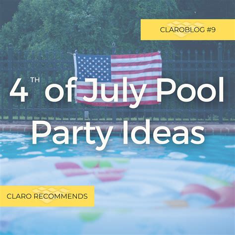 4th Of July Pool Party Ideas