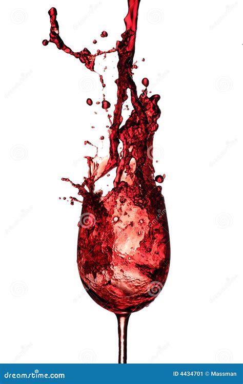 Red Wine Splash Stock Image Image Of Pour Cascade Alcohol 4434701