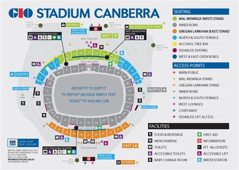 Venue Information Gio Stadium Canberra