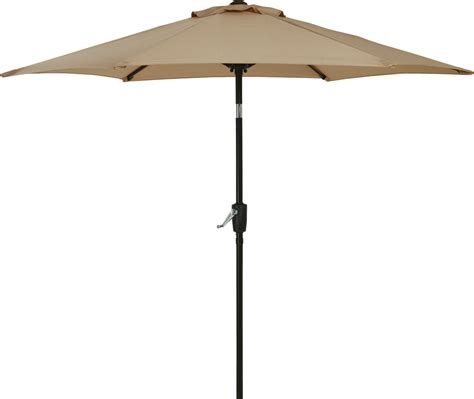 Buy Outdoor Expressions 9 Ft Aluminum Tiltcrank Patio Umbrella Tan