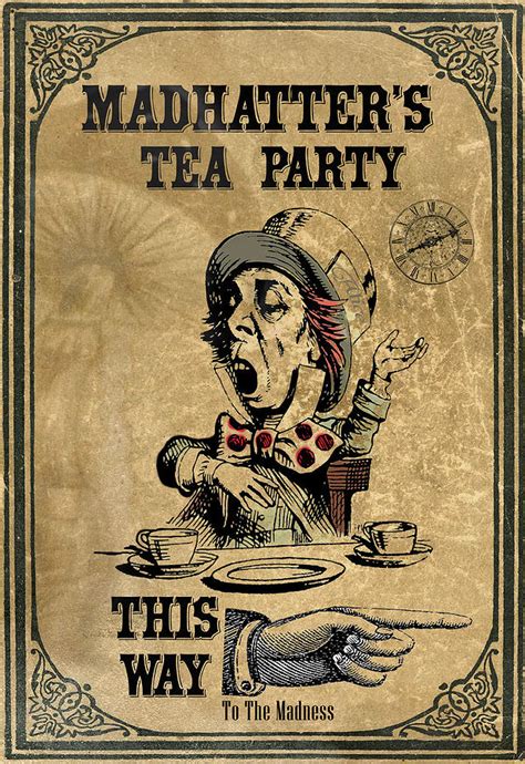 mad hatters tea party digital art by greg sharpe fine art america
