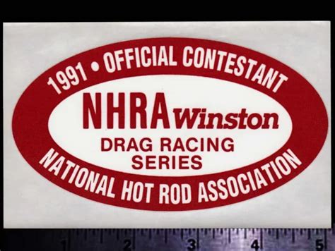 Ford Drag Team Decal Sticker Nhra Racing Mustang Tool Box Vintage