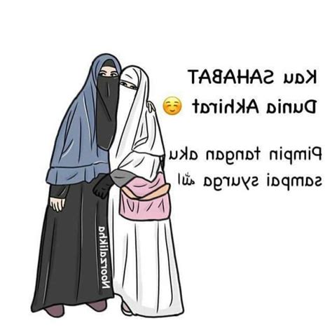 Inspirasi Muslimah Kartun Bercadar 3ldq 75 Gambar Kartun Muslimah