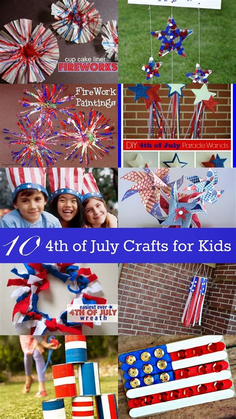10 Fourth Of July Crafts For Kids Housewife Eclectic