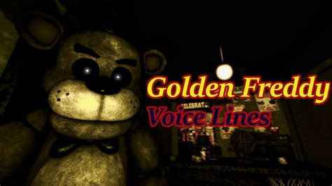 Sfmfnaf Golden Freddy Voice Lines By Theamazingkaleb Youtube