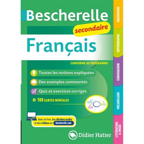 Bescherelle La Conjugaison Secondaire Français Primaire Manuels