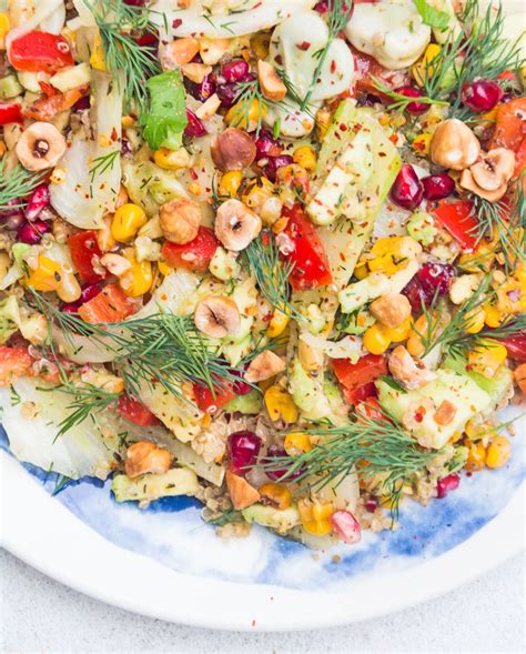 Fennel And Corn Quinoa Salad With Images Quick Healthy Meals