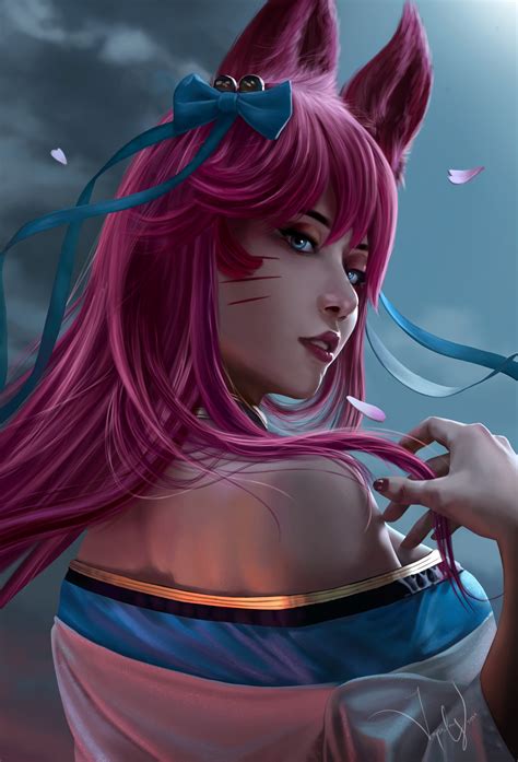 Artstation Ahri Fun Art