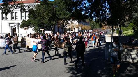 University Of California Students Protest Tuition Hikes With Massive