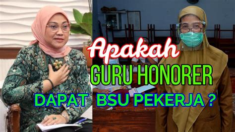 Apakah GURU HONORER DAPAT BSU Rp 1 Jt Begini Penjelasan Pihak