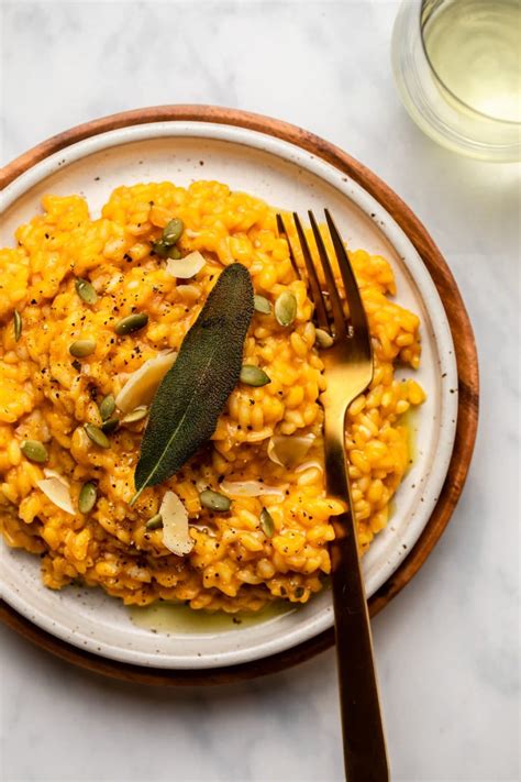 Creamy Pumpkin Risotto Dairy Free Vegan From My Bowl