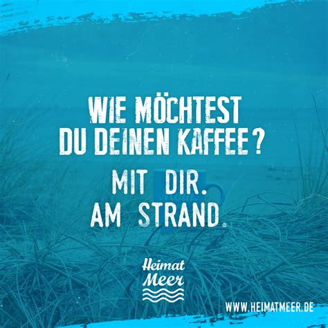 Kaffee am Strand? Moin Tasse gibt es hier >> | Sprüche zitate, Sprüche