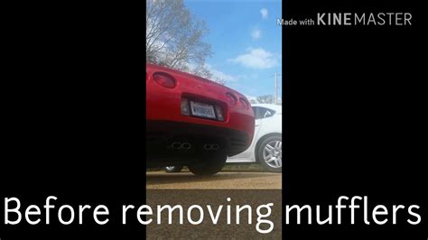 C5 Corvette Update Muffler Delete Youtube