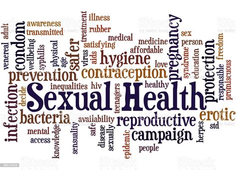 Sexual Health Word Cloud Concept 9 Stock Illustration Download Image