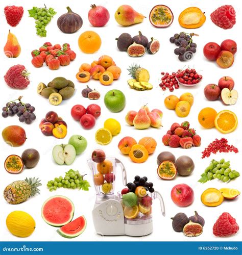 Collection Of Fresh Juicy Fruits Stock Photo Image 6262720
