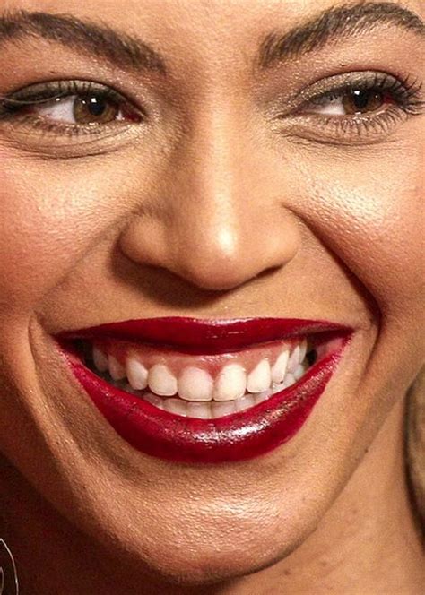 Unretouched Close Up Of Beyonce Wout Photoshop
