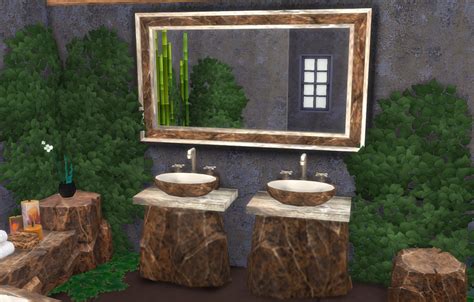 Sims 4 Ccs The Best Ibiza Bathroom Set By Pqsim4