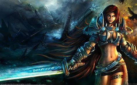 Fantasy Women Warrior HD Wallpaper Background Image 2560x1600