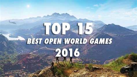 Top 15 Best Upcoming Open World Games 20162017 Ps4 Xboxone Pc