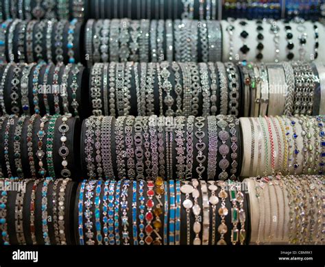 Jewelry For Sale In The Grand Bazaar Istanbul Stock Photo Alamy