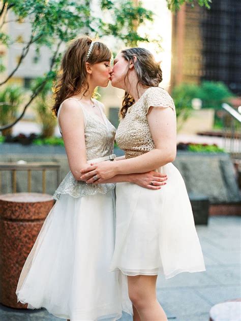 Lesbian Wedding Lesbian Wedding Cute Lesbian Couples Bride