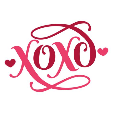 It can be downloaded in best resolution and used for design and web design. Valentine xoxo heart badge sticker - Transparent PNG & SVG ...