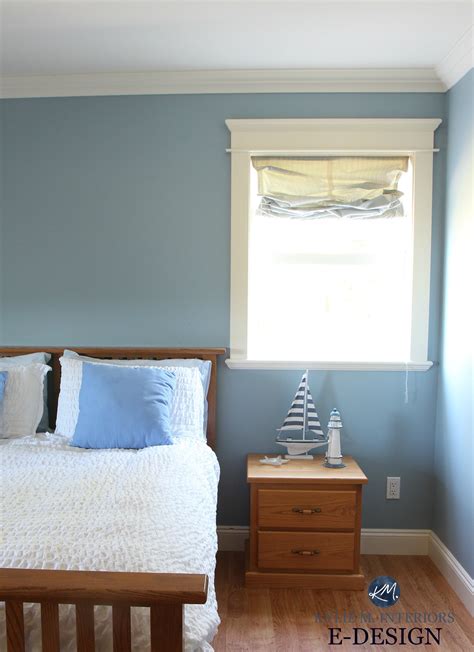 Best Benjamin Moore Blue Paint Colour Mountain Air Guest Bedroom