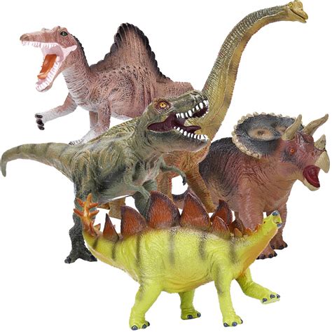 Buy Kids Dinosaur Toys 5 Pack Realistic Big Plastic Dinosaur Figures