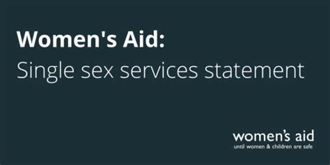 Womens Aid Single Sex Services Statement Womens Aid