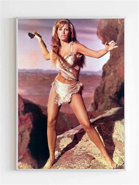 Raquel Welch One Million Years Bc 1966 Directed Art Poster Poster Art