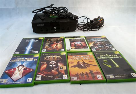 Original Xbox Console And Star Wars Games Bundle