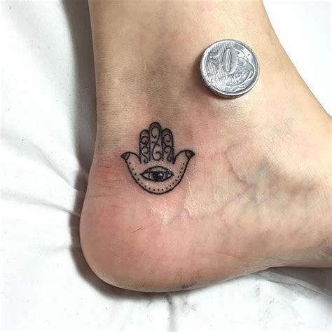 63 Dainty Hamsa Hand Tattoo To Protect Yourself From The